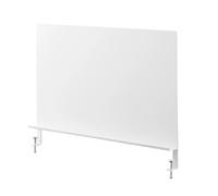 Yamazaki Tower 10066 Tableau magnétique de Bureau Blanc Acier/Silicone Minimaliste 58 x 4,8 x 41,7-45,5 cm (L x l x H)