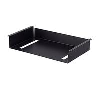 Yamazaki 5482 Tower Étagère sous la Table, Noir, Acier, Minimaliste, 44 x 24.5 x 7 c m