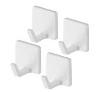 Yamazaki TOWER 5668 Crochet adhésif (Lot de 4) Blanc Polycarbonate/PET/Polyuréthane Minimaliste 2.6 x 2.6 x 2.6cm (L x l x H)