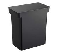 Yamazaki 5618 TOWER Pet Food Container (12 kg), black, Polypropylene/ABS Resin/POM Resin/Silicone, 41 x 24 x 42.5 cm