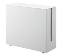 Yamazaki 5403 TOWER Cable Box with Caster, white, Steel, 15 x 40 x 34.5 cm