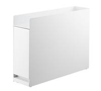 Yamazaki Tower Étagère à épices, en Acier - tiroir Coulissant, Rangement modulable pour Cuisine - 50-93 x 12,5 x 36,7 cm, Design Japonais, Blanc