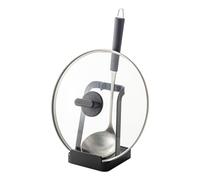 YAMAZAKI TOWER Ladle & Pot Lid Stand BK