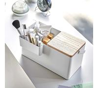 Yamazaki Tower MakeUp Box Coffret de maquillage avec miroir white