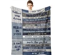 Yamco Cadeau pour grand frère - Cadeaux pour frère - Couverture de 203,2 x 152,4 cm - Cadeaux amusants de la part de sœurs - Cadeaux d'anniversaire pour frères - Cadeaux d'anniversaire amusants pour