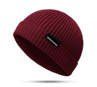 YAMEE Bob Homme Docker Bonnet Casquette Neuf Urban Style Bord Roulé rétro Travailleur Marin Unique Street décontracté Brimless Chapeau (One Size 56-58cm)