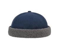 YAMEE Bonnet Dockers Homme Hiver Chaude,Bonnet Marin Mode,Casquette Docker sans Visiere Homme Vintage,Chapeau Casual Hip-Hop,pour Automne et Hiver
