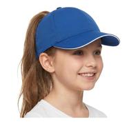 YAMEE Casquette de Baseball Filles Respirante Imperméable à Séchage Rapide,Chapeau de Soleil Enfants Réglable Anti-UV pour Running Golf Randonnée Extérieur,Casquette Queue de Cheval Fille 4-10 Ans