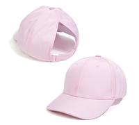 YAMEE Casquette de Baseball pour Filles Réglable,Chapeau de Soleil Fille Queue de Cheval Doux Confortable,Casquette Enfant Lumière Respirante Anti-Soleil,Chapeau de Sport Extérieur Loisirs D'été