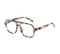 YAMEIZE Carré Lunettes Anti Lumière Bleue pour Homme Femme Lunettes Oversized Monture Années 70 Rétro Lunettes Lumière Bleue Filtre pour Ordinateur