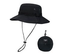 YAMEIZE Chapeau de Seau Imperméable UPF50+Bucket String - pour Femme Homme Chapeau Safari Protection UV avec Ajustable Chapeau de Pêche Plage Randonnée