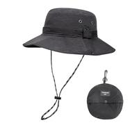 YAMEIZE Chapeau de Seau Imperméable UPF50+Bucket String - pour Femme Homme Chapeau Safari Protection UV avec Ajustable Chapeau de Pêche Plage Randonnée