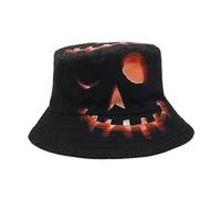 YAMEIZE Festival Halloween Chapeau de Seau pour - Femmes Hommes Adolescents Réversible Double Face Pêcheur Party Funny Bucket Hat Beach Outdoor