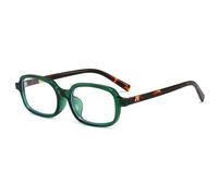 YAMEIZE Lunettes Anti Lumière Bleue pour Femme Rectangulaires Lunettes Petite Monture Années 90 Lunettes Lumière Bleue Filtre pour Lecture Ordinateur (Vert)