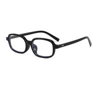 YAMEIZE Lunettes Anti Lumière Bleue pour Femme Rectangulaires Lunettes Petite Monture Années 90 Lunettes Lumière Bleue Filtre pour Lecture Ordinateur (Noir)