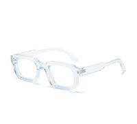 YAMEIZE Rectangulaire Lunettes Anti Lumiere Bleue - Femme Homme Transparente Lunettes Gaming Lunettes (Clair Clair)