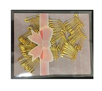 YAMI Miya Lot de 200 épingles à nourrice en métal Doré 19 mm