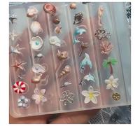 Yamobi Accessoires de design d'ongles 3D - Escargot de mer - 1 pièce d'été plage mer - Moule en silicone pour nail art et moules en résine