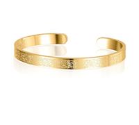 Yamobi Bracelet pour femme et homme musulman coran Allah Bracelet ouvert Aïd Islam Bijoux Cadeaux Calligraphie arabe Bracelet manchette