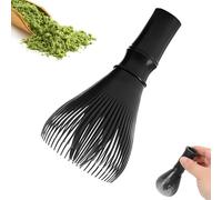 Yamobi Set de Fouet à Matcha, Chasen en Bambou Fait Main, Idéal pour Thé Matcha, Matcha Latte et Autres Boissons au Matcha, Inclus Support de Fouet Noir