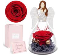 Yamonic Cadeau Fete des Meres,Rose Eternelle Fete des Meres,Rose Eternelle Maman Figurine Cadeau Maman,Fleur Eternelle Cadeau Anniversaire Maman,Cadeau Fille,Cadeau Mamie,Cadeau Fête des Mères/Noël