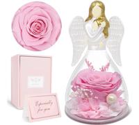 Yamonic Cadeau Fete des Meres,Rose Eternelle Fete des Meres,Rose Eternelle Maman Figurine Cadeau Maman,Fleur Eternelle Cadeau Anniversaire Maman,Cadeau Fille,Cadeau Mamie,Cadeau Fête des Mères/Noël