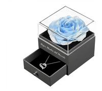 Yamonic Rose Eternelle, Fleur Eternelle Cadeau Maman,Meilleure Maman du Monde,Cadeau Anniversaire pour Mère,Mejor Madre Del Mundo