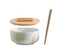 yampiyt Bol à ramen avec couvercle, ensemble de bols à nouilles ramen de 1000 ml, tasses à soupe, bols à soupe, passent au micro-ondes et au lave-vaisselle
