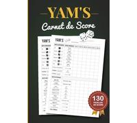 Yam's Carnet de Scores: 120 Feuilles de Scores | Yams Bloc De Marque | bloc yams jeu (A5 Format )