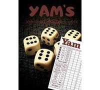 YAM'S: Grille de score à compléter | Carnet de score pour jeux familial | 100 grilles à remplir, idéal cadeau |