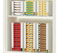 YAMSLAM Boîte de rangement instantanée pour nouilles - Boîte de rangement multifonction pour ramen de cuisine - Bacs à mouchoirs - Boîte de rangement pour masque facial - Fournitures de maison