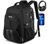 YAMTION 18.4 Pouces Sac à Dos Homme Grand Scolaire Ado Sac a Dos Ecole Cartables College Sac a Dos Ordinateur Affaires