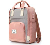 YAMTION Femmes Sac à Dos Chic Sac Scolaire Filles Sac d'École pour Ordinateur Portable 15,6 Pouces,Sacs à Dos Loisir pour Université École Secondaire