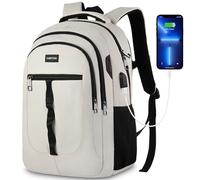 YAMTION Sac à dos d'école pour adolescentes, filles et garçons, unisexe, sac à dos pour ordinateur portable, sac à dos avec USB pour étudiants du lycée