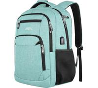YAMTION Sac à dos d'école pour garçons, filles, adolescents, sac à dos pour ordinateur portable pour homme et femme, Turquoise., 15.6", Moderne