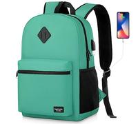 YAMTION Sac à Dos d'École Sac Scolaire pour Filles et Garçons,Sac à Dos pour Ordinateur Portable avec Port de Chargement USB