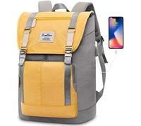 YAMTION Sac à Dos d'Écolier 17 Pouces pour Garçons,Adolescents,Femmes,École,Filles,Sac à Dos Ordinateur Portable pour Homme,Femme,Travail,École,Voyages