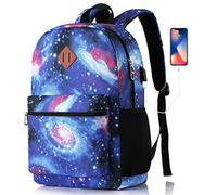 YAMTION Sac à dos d'écolier pour garçons,adolescents,filles,cartable pour filles,cartable pour femme,avec compartiment pour ordinateur portable 15,6 pouces