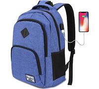 YAMTION Sac à dos PC pour femme et homme d'affaires avec port de charge USB,sacs à dos d'école compartiment pour fille et garçon