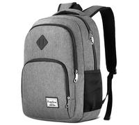 YAMTION Sac à dos pour homme et femme, sac d'école pour adolescent, sac pour ordinateur portable de 15,6" avec port de charge USB pour le travail, l'université, les voyages