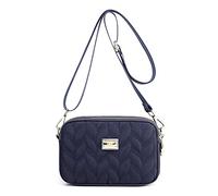 YANAIER Petit sac à bandoulière matelassé pour téléphone portable - Imperméable - Pour femmes et filles, bleu saphir, S, Compacte