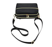 YANAIER Sac à bandoulière décontracté multi-poches pour femme et fille, Noir, S, Contemporain