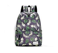 YANAIER Sac à dos d'école résistant à l'eau pour filles, adolescentes, sac à dos imprimé mignon, sac à dos pour ordinateur portable, sac à dos de voyage décontracté pour femme, Feuilles d'érable., L,
