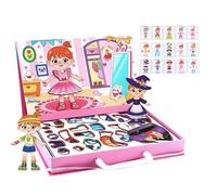 Yanayi Casse-tête Magnétique | Jeu d'Imitation Double Face,Puzzle De Déguisement De Visage - pour Filles Adolescents Famille École Maison Salle de Classe