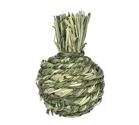 Yanayi Jouet pour lapin, boules d'herbe, à mâcher de lapin, jouet naturel à mâcher, nourriture pour soins dentaires pour lapin, convient pour cochons d'Inde, lapins, chinchilla, hamsters, ren