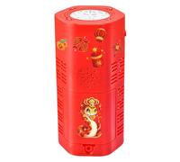 Yanayi Jouets de Machine à Bulles, Jouet de Machine à Bulles | Souffleur de Jouets Automatique 10 Trous,Jouet Automatique de Fabricant de avec des lumières pour la fête du Printemps Chinois