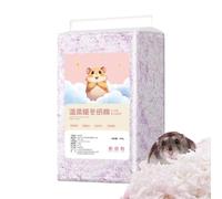 Yanayi Litière Pour Animaux - 450g Coussin De Nid Avec Contrôle Des Odeurs,Litière Hamster et Souris - pour Furet Animaux de Compagnie Gerbille Fournitures de Nid et de Sommeil Hérisson Reptile Oiseau