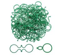 Yanayi Lot de 100 clips de fixation pour grimpantes - Pour la stabilisation - Aide à la fixation du jardin pour grimpantes, légumes, concombres, tomates