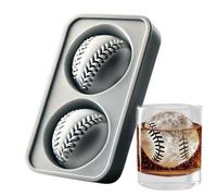 Yanayi Moule À Glaçons Sphériques - de Congélation en Silicone en Forme de Baseball | Machine À Glaçons Sphériques,Pour Whisky Cocktails Thé Maison Extérieur Camping Pique-Nique Fête Réunions