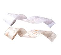 Yanayi Ruban Filaire pour Arbre de Noël,Décoration Pour Couronne En Jute À Bord Fil De Fer 2 Rouleaux,Ruban En Tissu Pour Loisirs Créatifs Emballage Et Couronnes | pour Maison Fête Fenêtre Jardin